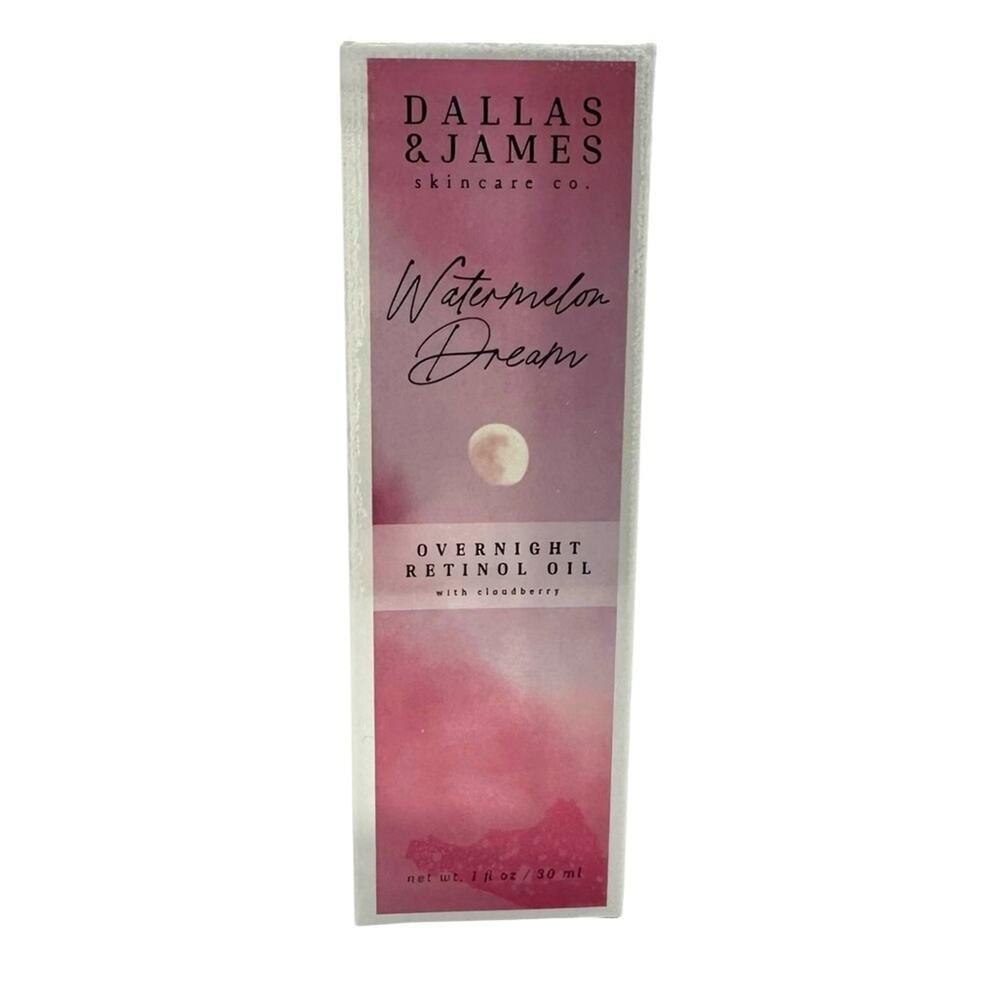 Dallas & James Watermelon Dream Overnight Retinol Oil 1 Fl oz NEW
